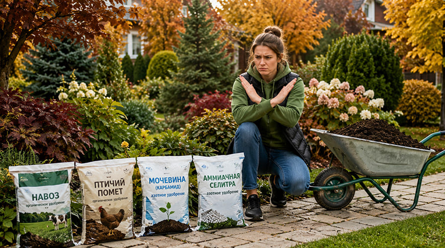 Осенняя подкормка сада